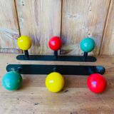 2 portemanteau mural vintage années 60