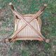 Fauteuil et table en rotin pour enfant