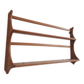 Etagère murale vintage en orme massif par Lucian Ercolani C1960 Ercol
