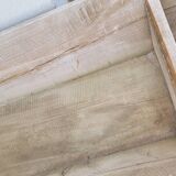 Old wooden trough Oak trough planter