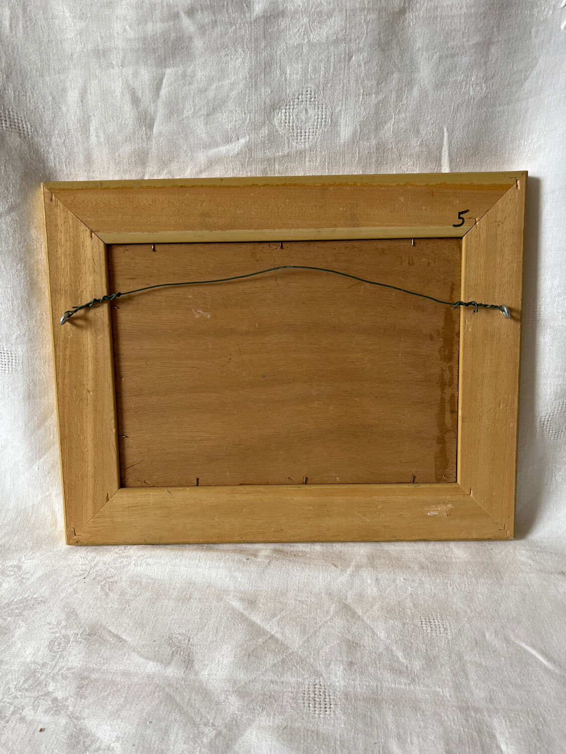 Oil on exotic landscape panel