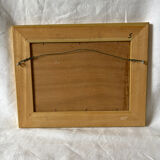 Oil on exotic landscape panel