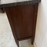 Commode de style Louis XVI en chêne massif XIX siècle