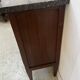 Louis XVI style chest of drawers in solid oak, 19th century