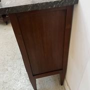 Louis XVI style chest of drawers in solid oak, 19th century