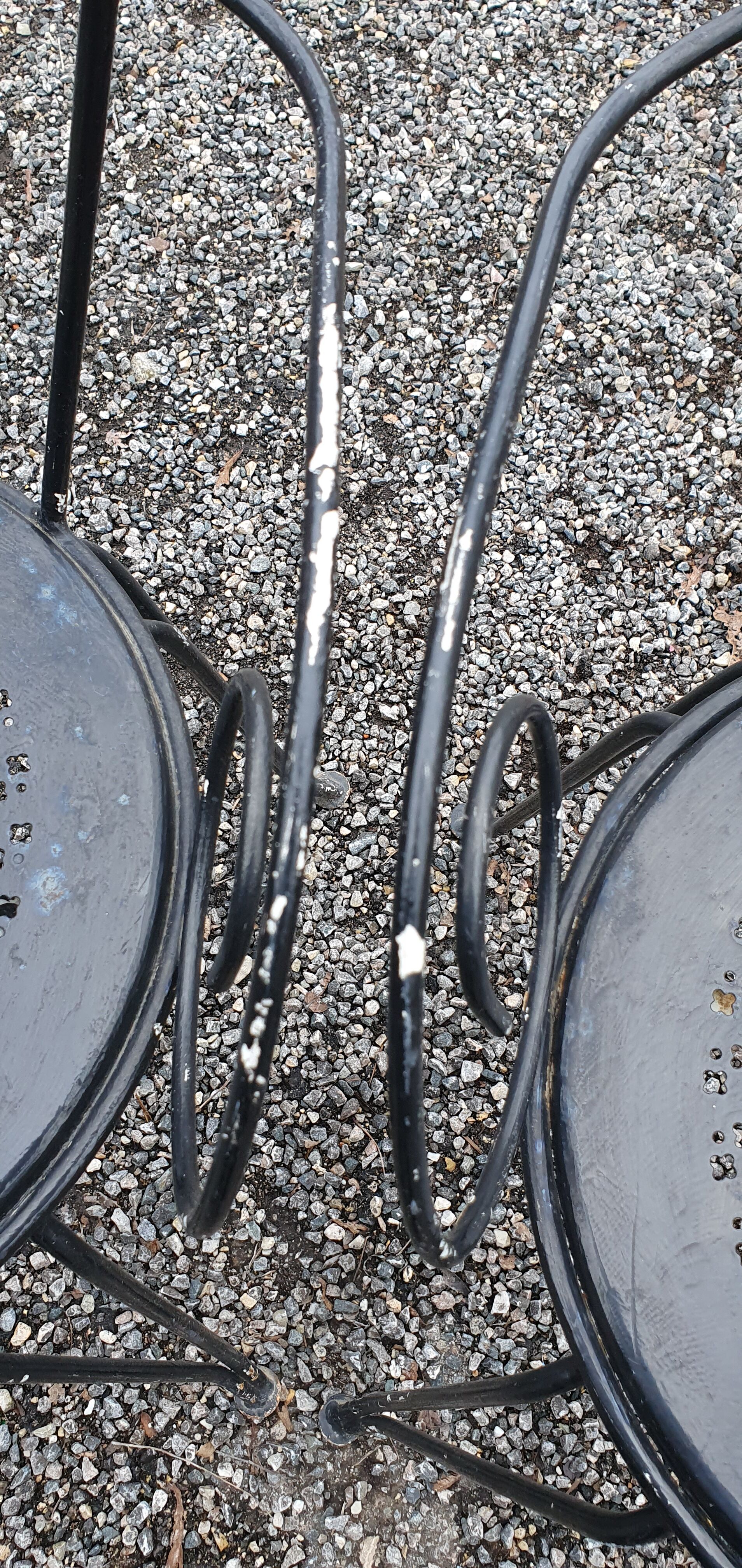Set of garden chairs