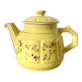 Old flowered teapot