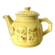 Old flowered teapot