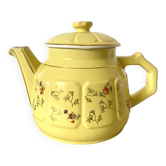 Théière ancienne fleurie