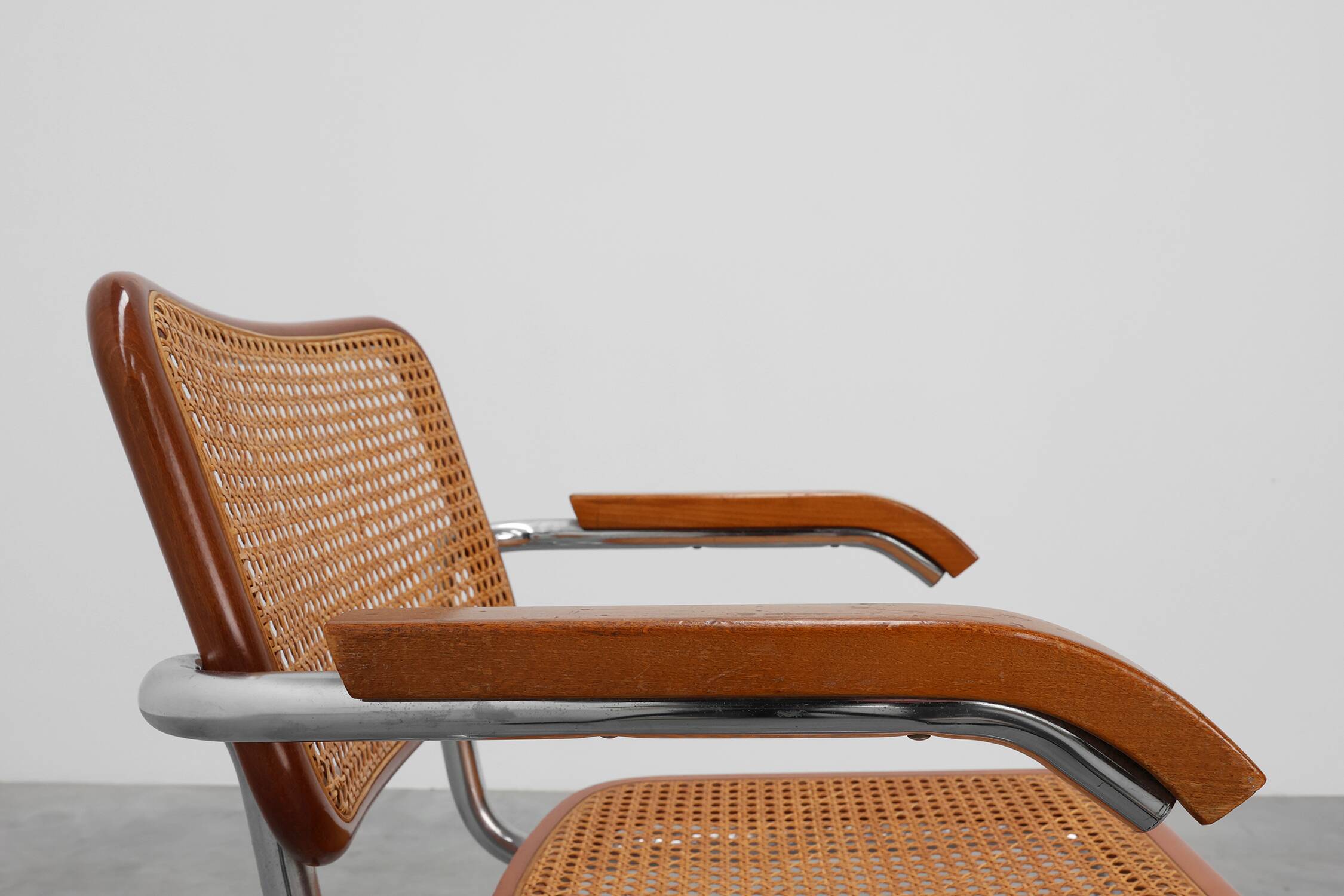 Bauhaus Cesca B64 Armchair by Marcel Breuer, Italy 1928