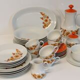 Mitterteich porcelain table and tea set, Germany, 1970.