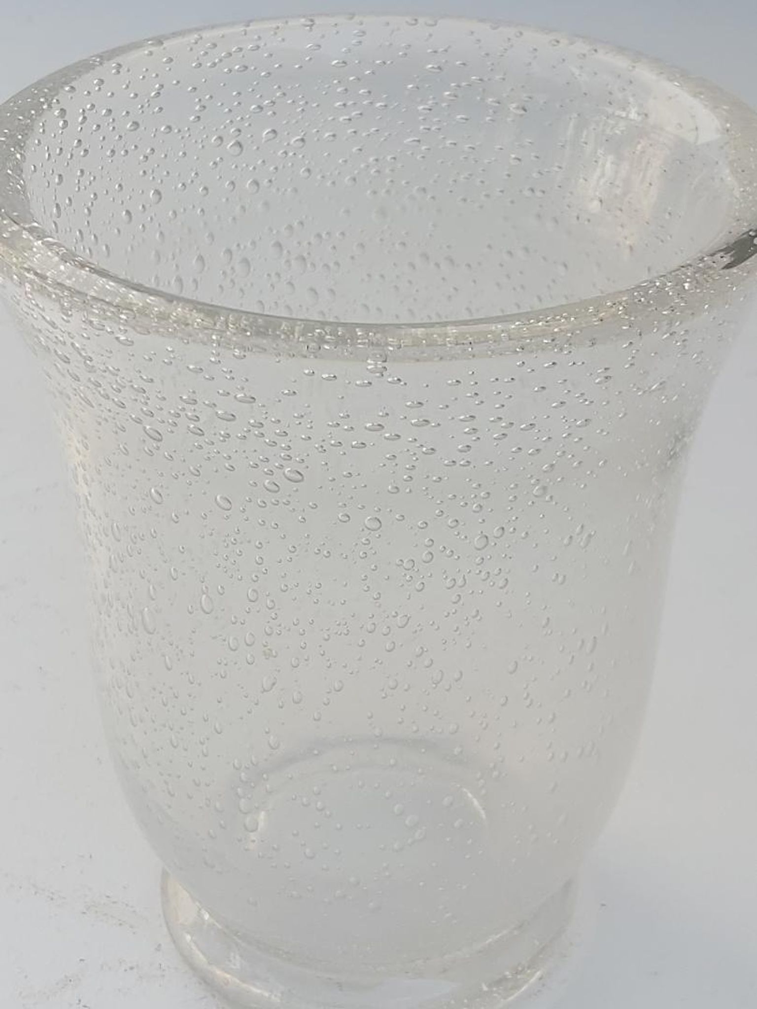 Vase Daum bullé années 50