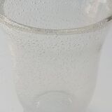 Daum vase bubbled 50s