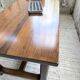 Table de ferme campagne noyer massif XL 250cm