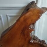 Exotic wood armchair