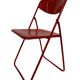 Vintage TED Folding Chair Design by Niels Gammelgaard 1980s Ikea in Red