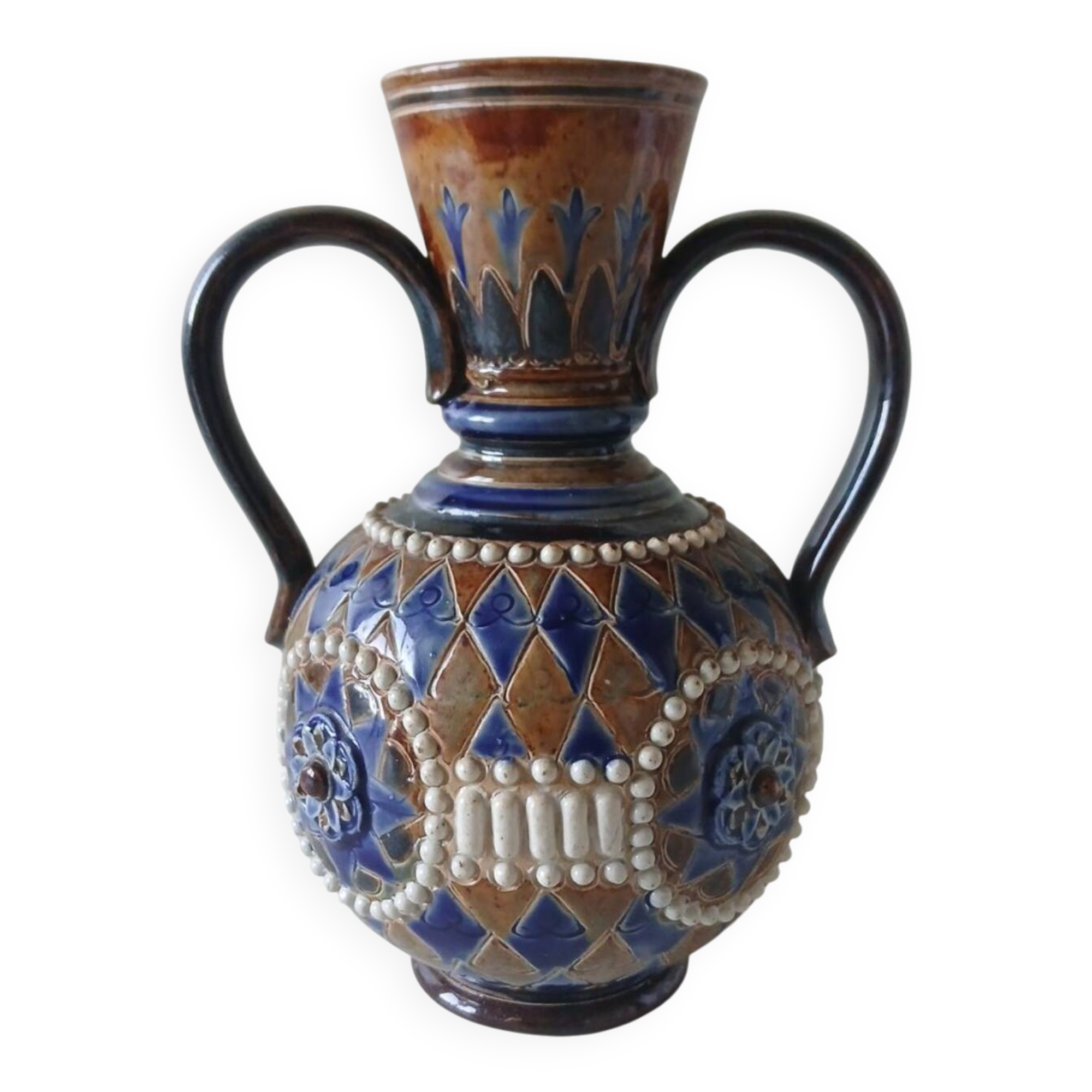 Doulton Lambeth vase 1895 – Ethel Beard & Florrie Jones – Art Nouveau