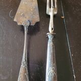 Vintage pie server and serving fork