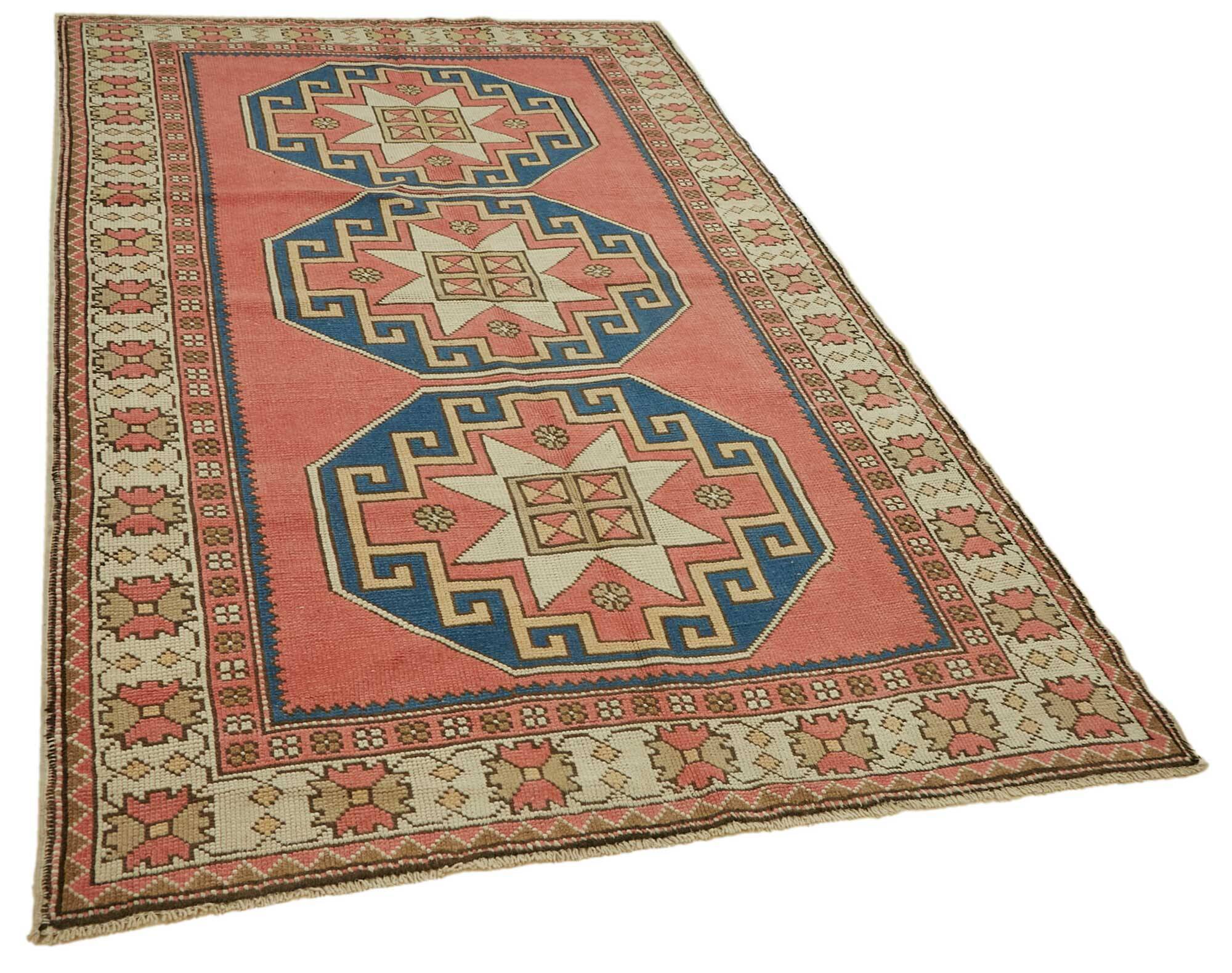Turkish Vintage Anatolian Rug 143 cm x 239 cm