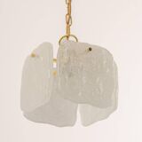 1 of 3 Small Murano glass pendant by Kalmar, Germany, 1960s