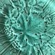 10 barbotine dessert plates and vine leaf dish