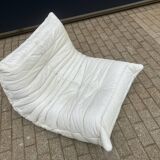100% authentic Ligne Roset Togo 1-seater light beige leather '87