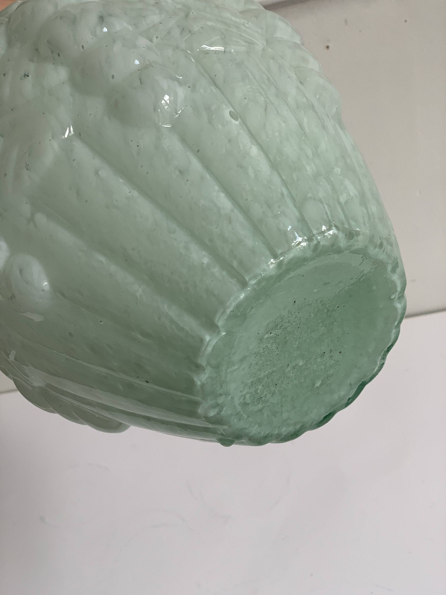 Vase verre de clichy