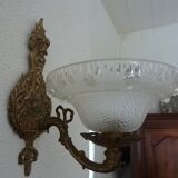 Appliques bronze / verre