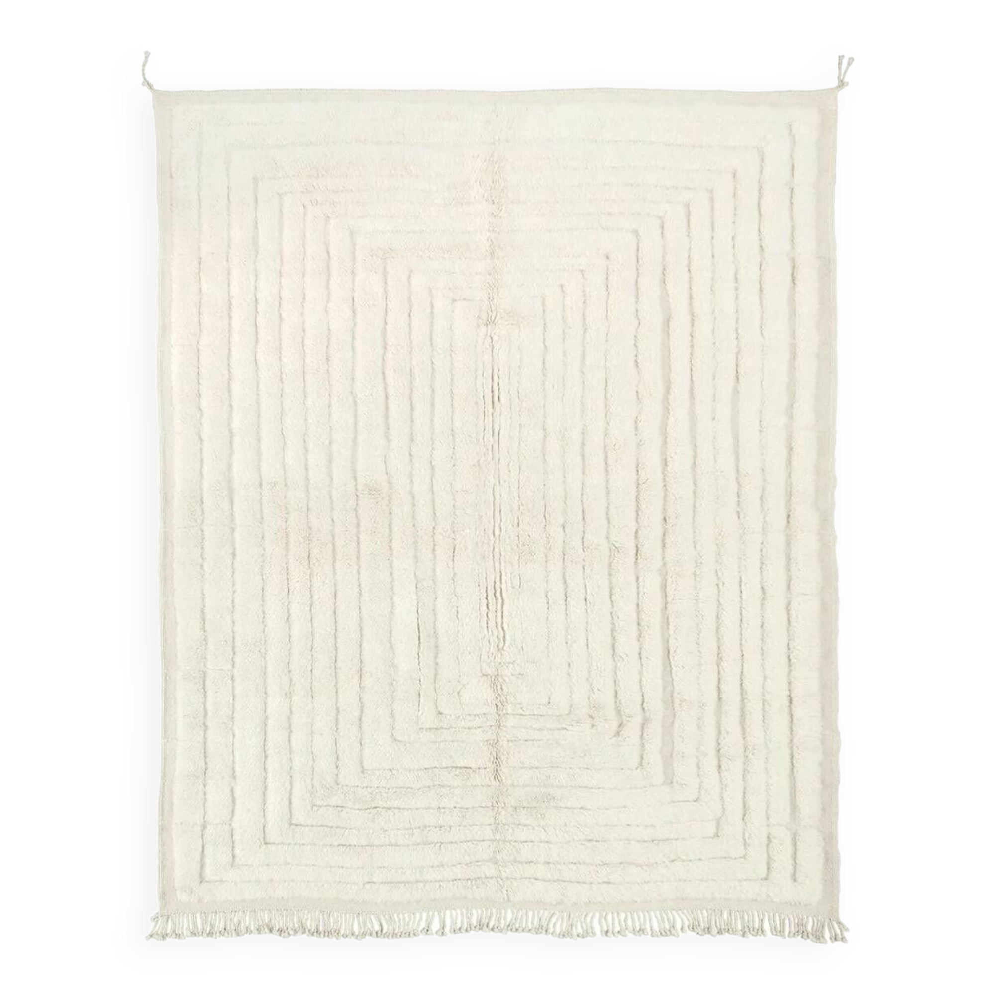 Handmade wool Berber rug 300X200 cm