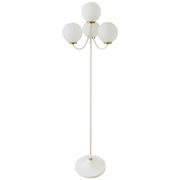 Lampadaire blanc Kaiser, Allemagne, années 1960