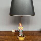 Table lamp. Porcelain, hand-painted.