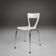 Vintage White Gilac Dining Chair, 1960s