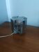 Vintage 70s chrome cube lamp – Brutalist / Space Age style + Bulb