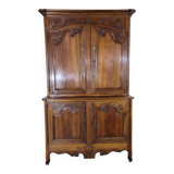 Double-body sideboard in Directoire walnut