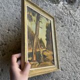 Painting signed M. Thomas, 1959