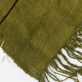 5x7 Shades Of Green Vintage Kilim Rug, 143x220Cm