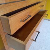 Wardrobe in solid oak around 1950