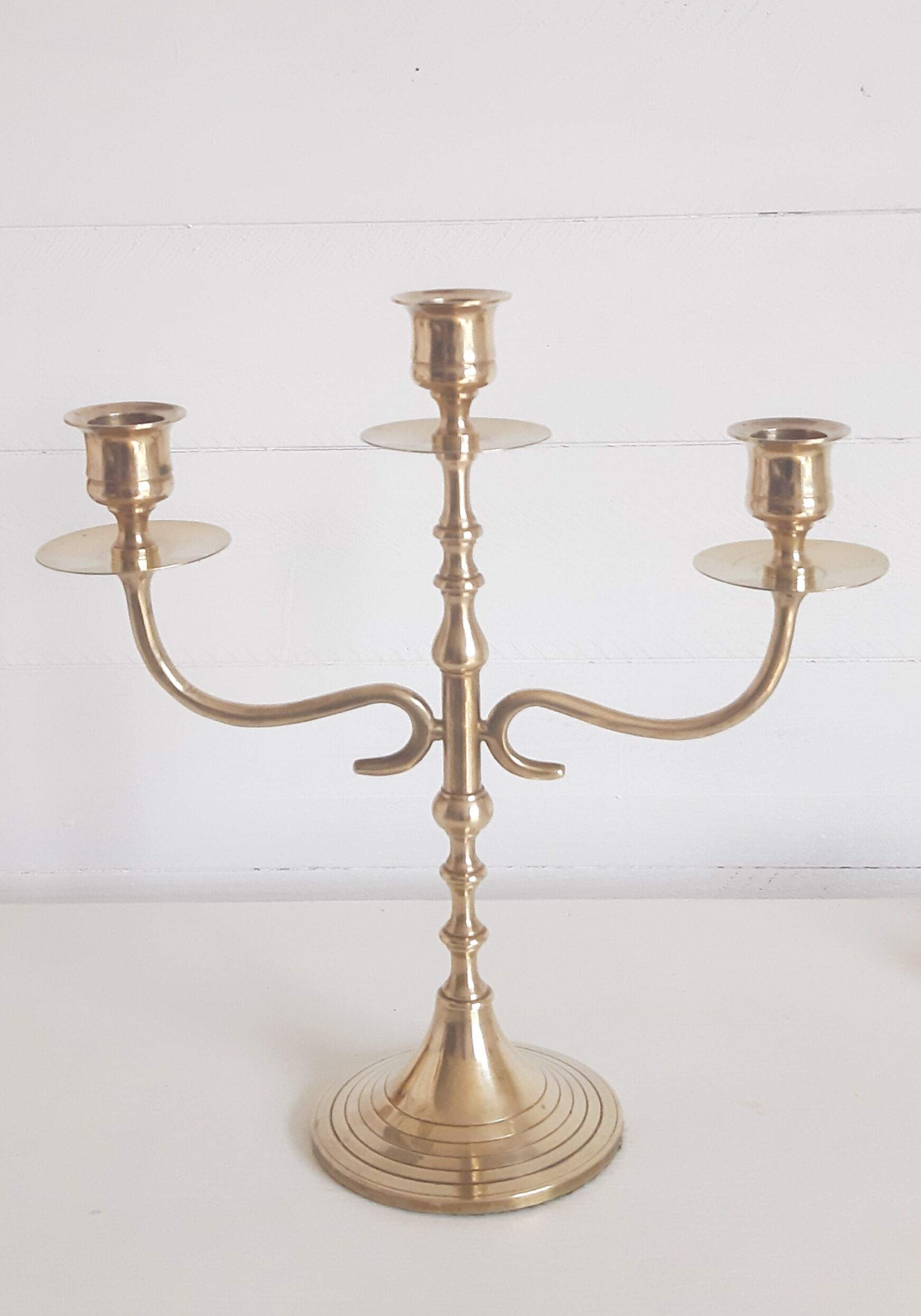 Brass chandelier/candle holder