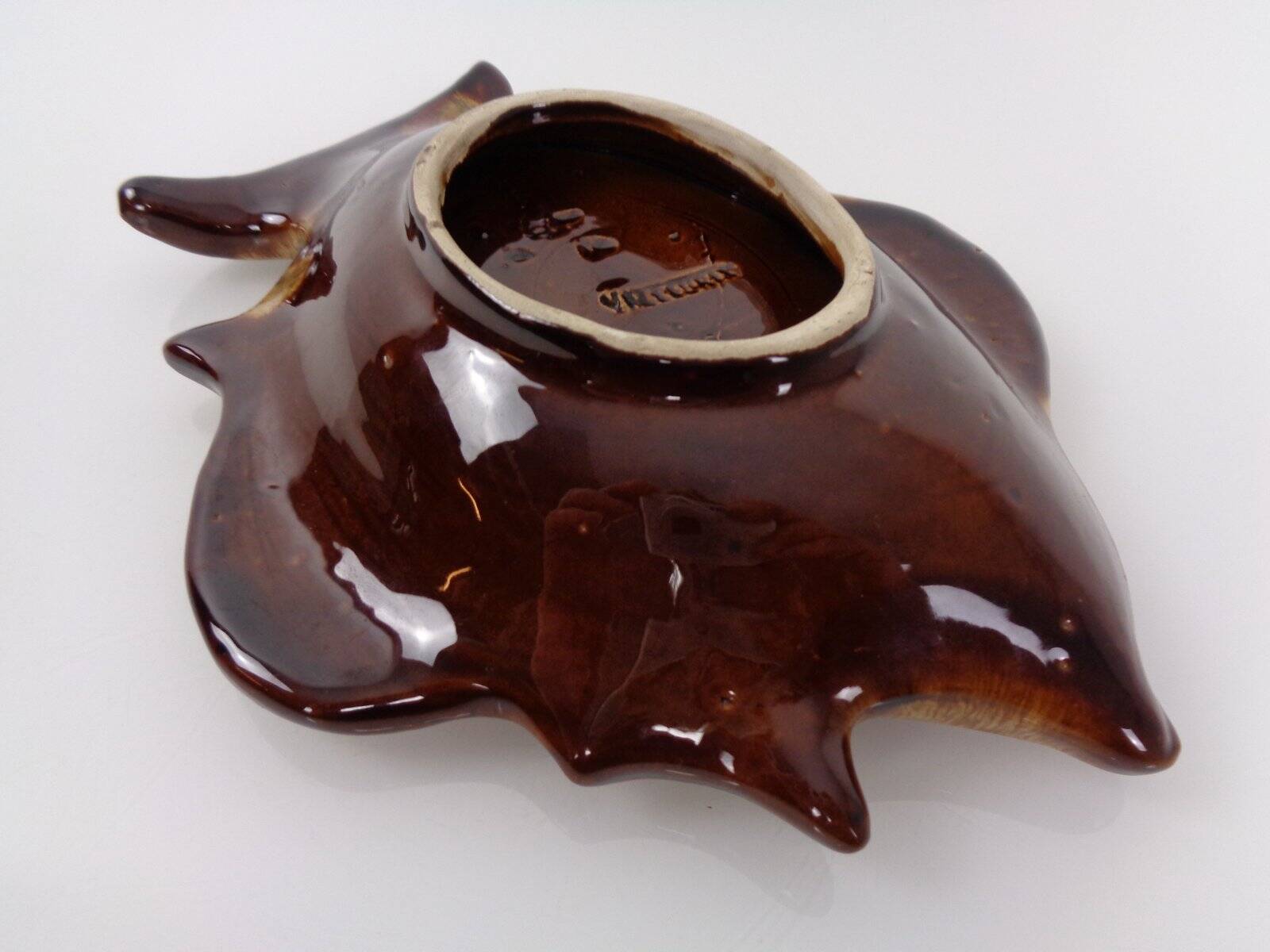 French studio ceramic bowl with fish from Vallauris, 1970s