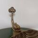 Brass shell wall soap dish, mid-20th century