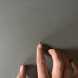 Grand 'Less' grey powder-coated aluminium dining table by Jean Nouvel for Tecno, minimalist 1990s