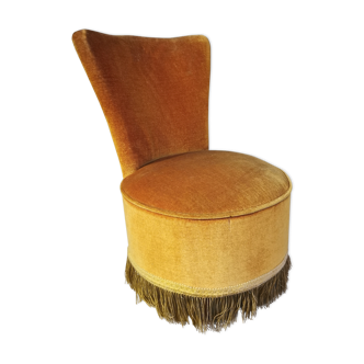 Velvet toad armchair