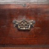 Wooden dressing table with mahogany patina