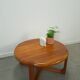 Table basse ronde en teck Niels Bach Danemark
