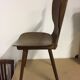 Chaise bistrot Baumann en hêtre années 50