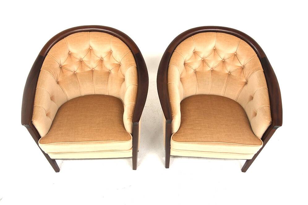 Set de 2 fauteuils "Aristokrat", Bröderna Andersson, Suède, 1960