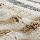 White Moroccan Rug - Modern Handwoven Living Room Rug 150/250cm