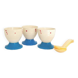Set coquetiers et cuillères à œuf - Années 50