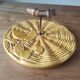 Ceramic cheese board with bamboo handle