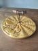 Ceramic cheese board with bamboo handle